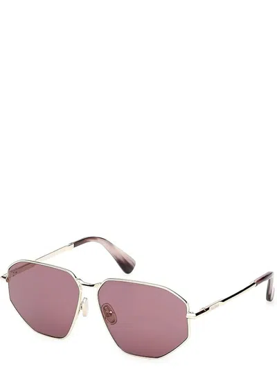 Max Mara Sunglasses In Gold