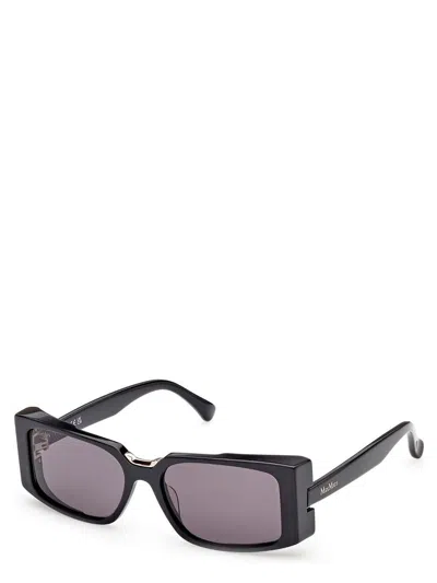 Max Mara Spark 54mm Rectangular Sunglasses In Black