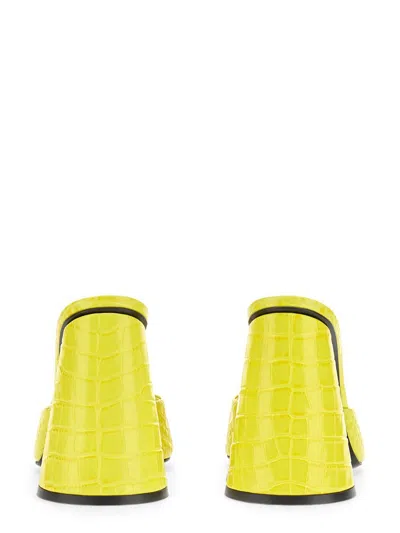 Attico The  Mule Luz In Yellow