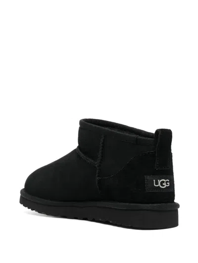 Ugg Classic Ultra Mini Ankle Boots In Black