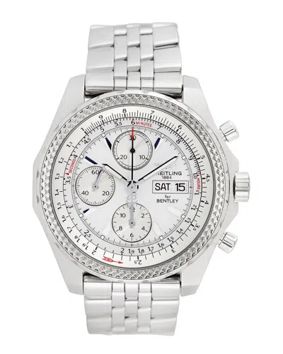 Pre-owned Breitling Men's Bentley Watch, Circa 2000's (authentic Pre-loved) In Brown