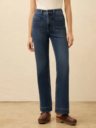 Faherty Stretch Terry Patch Pocket Pants In Multi