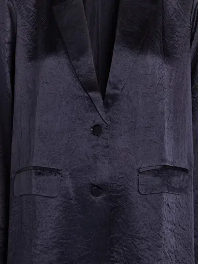 Eileen Fisher Button-fastening Blazer In Blue