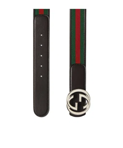 Gucci Reversible Belt With Interlocking G Buckle