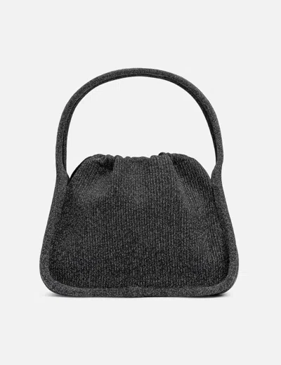 Alexander Wang Drawstring Top-handle Shoulder Bag In Black