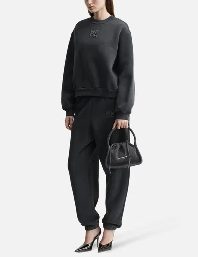 Alexander Wang Drawstring Top-handle Shoulder Bag In Black