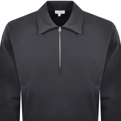Norse Projects Half Zip Sweatshirt Grey In Gray