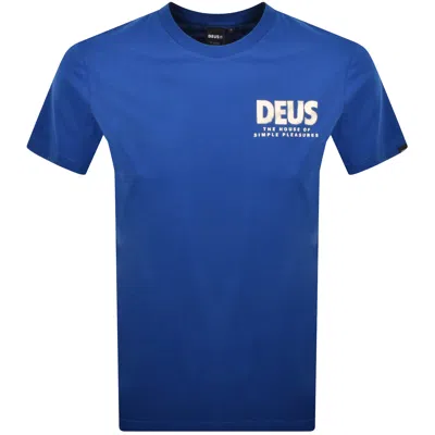 Deus Ex Machina Chromium T Shirt Blue In Multi