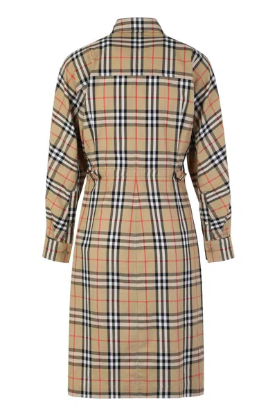 Burberry I Live In Check Pattern In Brown