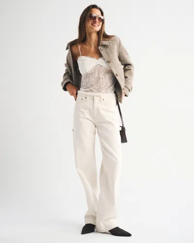 Abercrombie & Fitch Short Wool-blend Coat In Brown