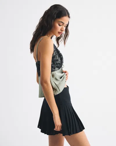 Abercrombie & Fitch The A&f Bella Tie-front Cami In Green