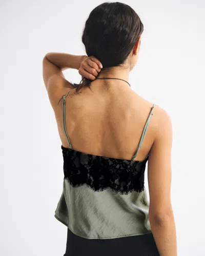 Abercrombie & Fitch The A&f Bella Tie-front Cami In Green