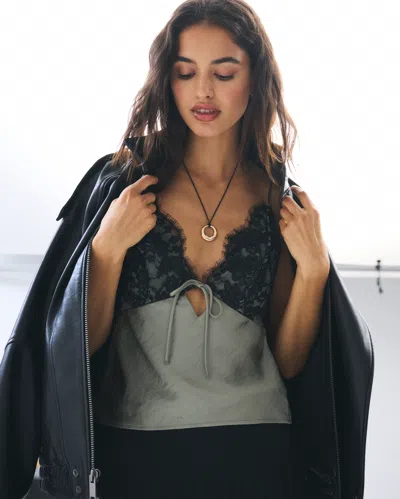 Abercrombie & Fitch The A&f Bella Tie-front Cami In Green