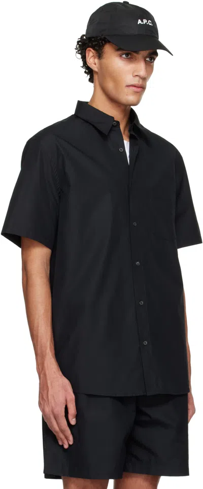 A.p.c. Black Bart Shirt In Black