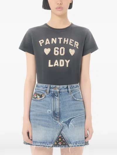 Valentino Womens Nero Betulla Printed Short-sleeves Cotton-jersey T-shirt In Black