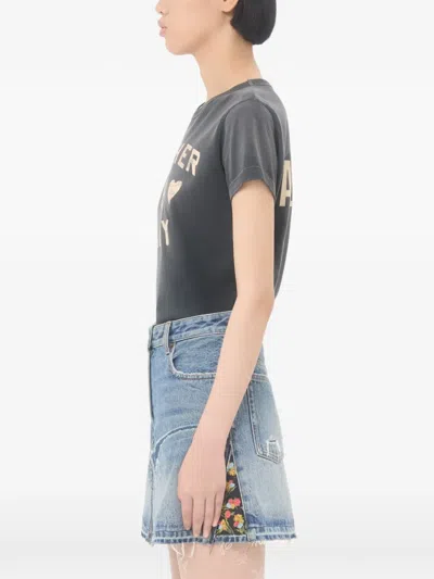 Valentino Womens Nero Betulla Printed Short-sleeves Cotton-jersey T-shirt In Black