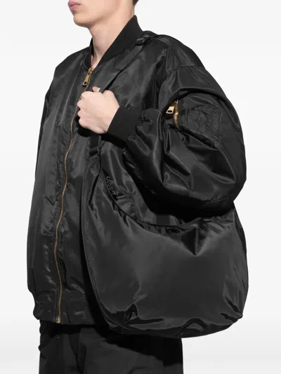 Diesel D-pack Shoulder Bag In Black