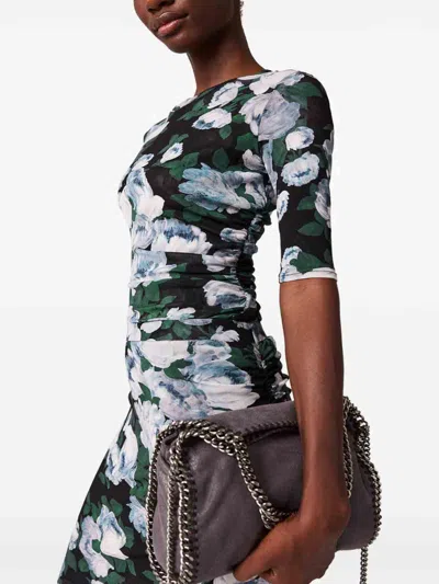 Stella Mccartney Stella Mc Cartney Bunch Of Roses Mesh Top In Green