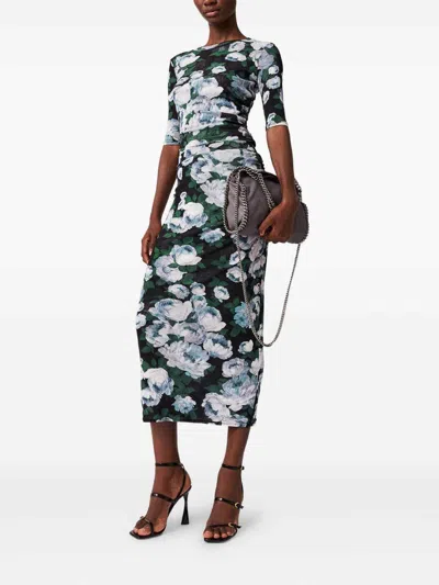 Stella Mccartney Stella Mc Cartney Bunch Of Roses Mesh Top In Green