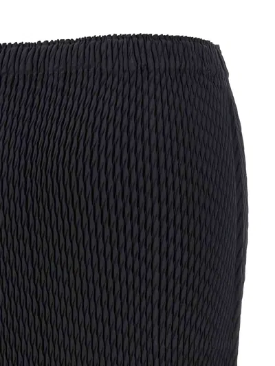 Issey Miyake Sleek Pleats Skirt In Black