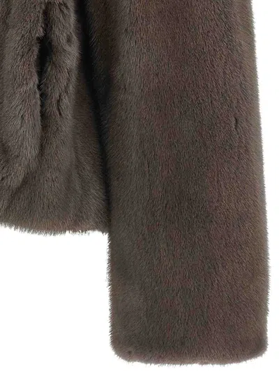 Simonetta Ravizza Barry Fur Brown In Brown