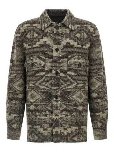 Isabel Marant Kervon Puffer Jackets Brown In Brown