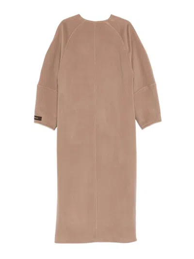 Alysi Wool Coat In Brown