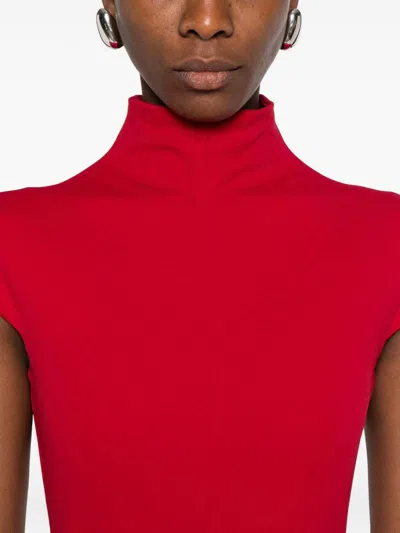 Solace London Lang Maxi Dress In Red