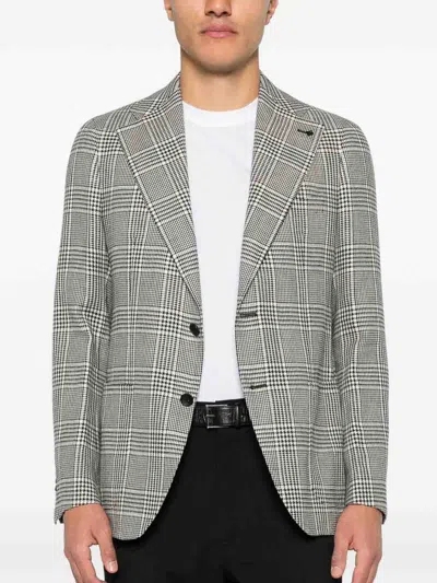 Tom Ford White Crewneck T-shirt With Logo Embroidery On The Front And Perforated Design In Cotton Man In White