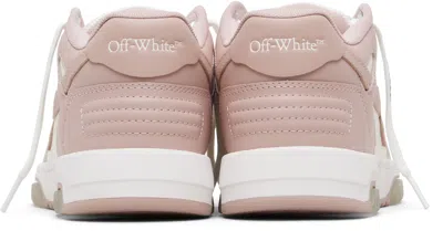 Off-white Off White Out Of Office Leather Sneakers In Animal Print