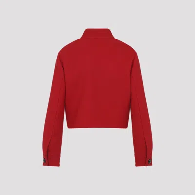 Valentino Jackets Red In Red