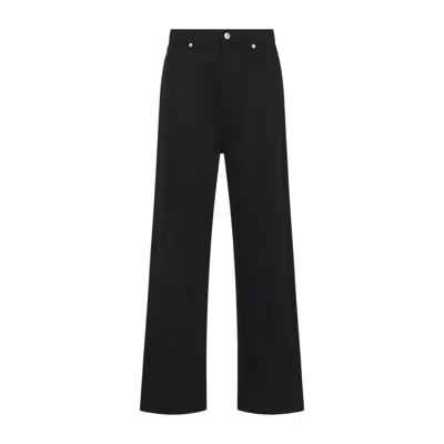 Studio Nicholson Marylebone Jean Tailored Trousers Belt Loops In Black