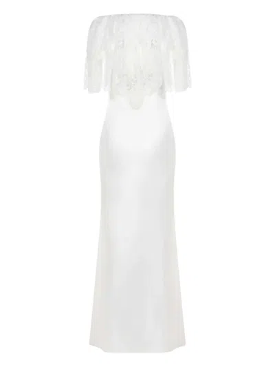 Self-portrait Long Dress With Buttons