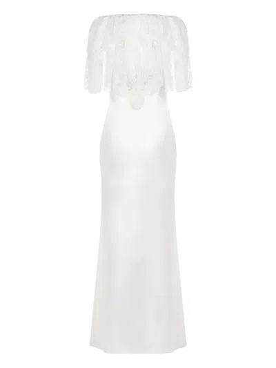 Self-portrait Long Dress With Buttons