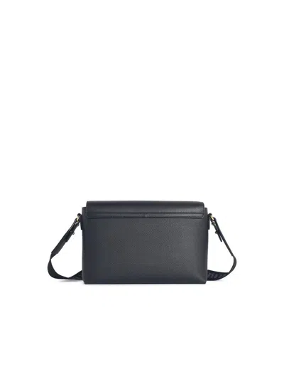 Burberry Medium 'note' Black Leather Bag In Black