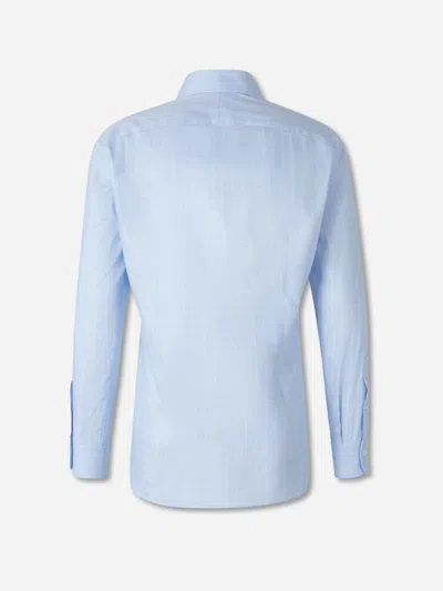 Atelier Munro Check Pattern Shirt In Blue