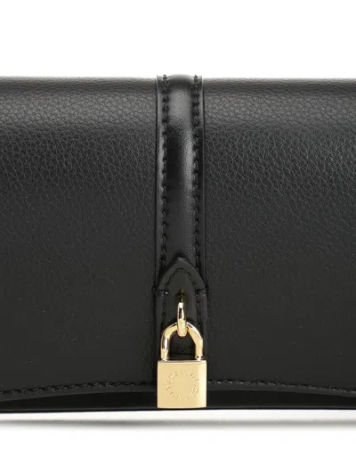 Stella Mccartney Womens Black Ryder Pochette Faux-leather Shoulder Bag