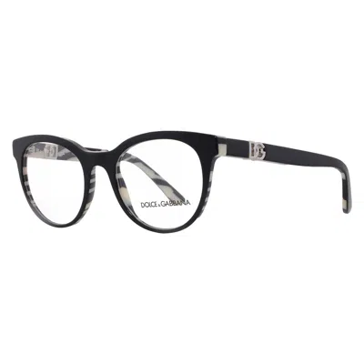 Dolce & Gabbana Dolce And Gabbana Demo Oval Ladies Eyeglasses Dg3399 3372 52