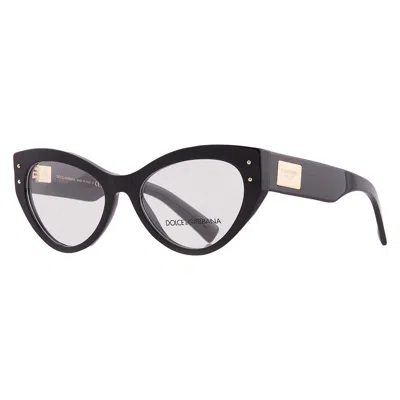 Dolce & Gabbana Dolce And Gabbana Demo Cat Eye Ladies Eyeglasses Dg3403 501 54