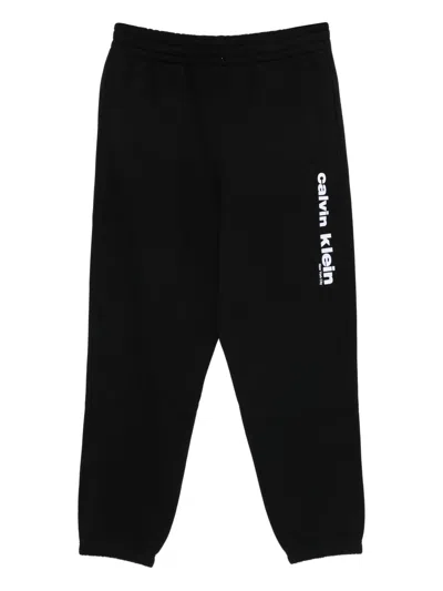 Calvin Klein Retro Graphic Jogger Clothing In Black