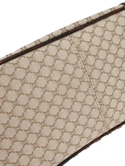 Pre-owned Celine 1990-2000s Macadam Canvas Tote Handbag In Neutral