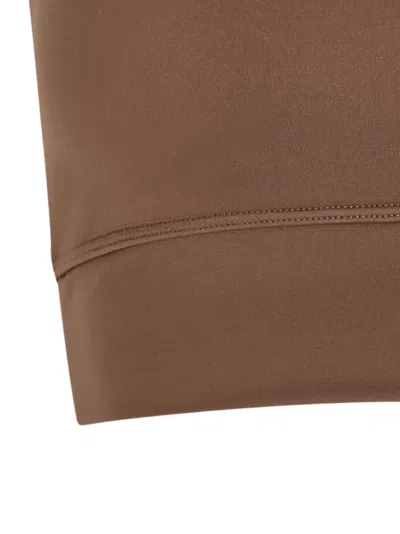 Varley Assure Cori Stretch-jersey Bra Top In Brown