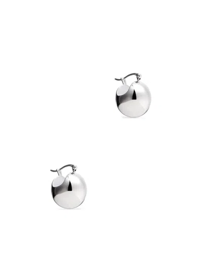 Lie Studio The Ingrid Earrings In Silver