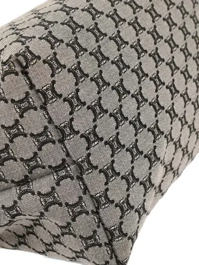 Pre-owned Celine 1990-2000s Macadam Canvas Tote Bag In Black