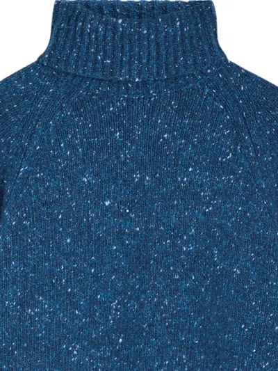 Begg X Co Barrow Roll-neck Sweater In Green