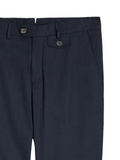 Oliver Spencer Button-fastening Trousers In Blue