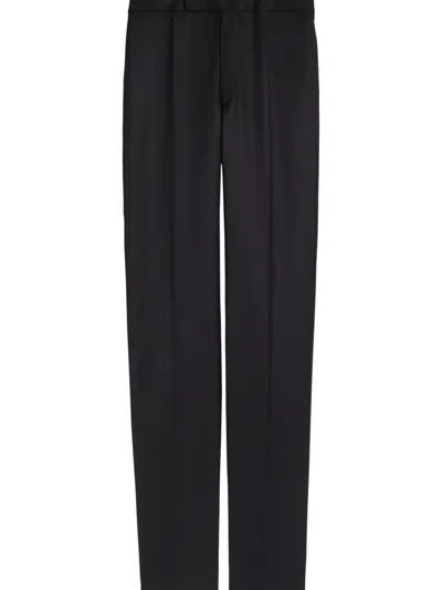 Jw Anderson Tailored Tuxedo Trousers In Black