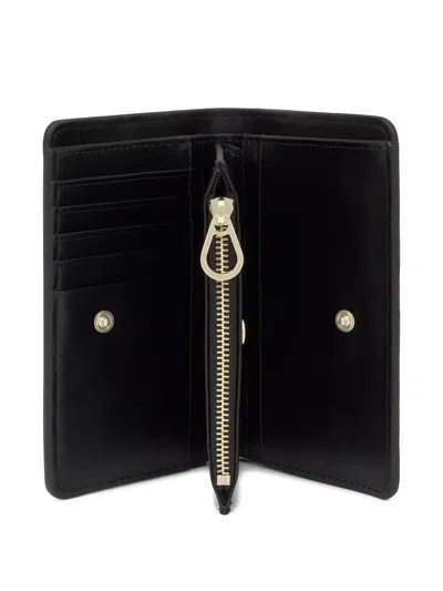 Tous Monogram-patterned Leather Wallet In Metallic