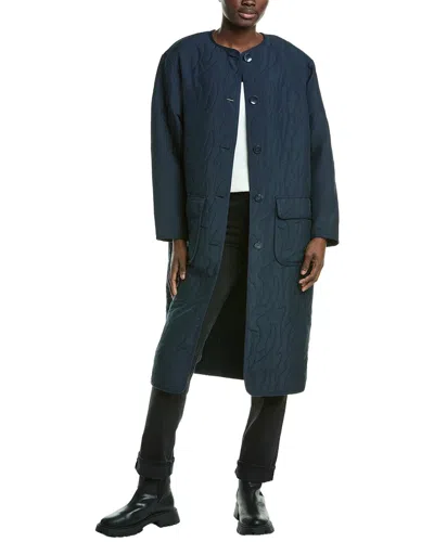 Darling Willow Long Jacket In Blue