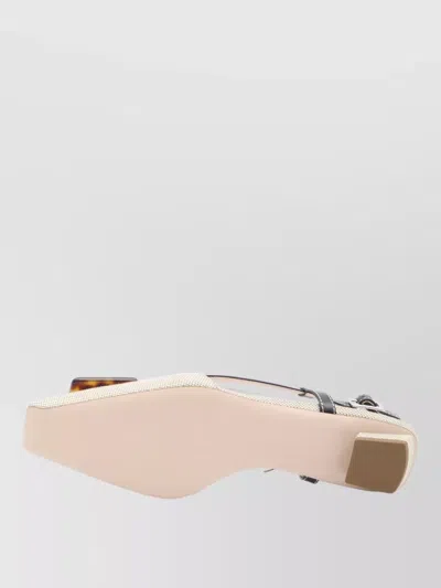 Roger Vivier Belle Vivier Slingback Ballerina Slingback Flat In Neutral